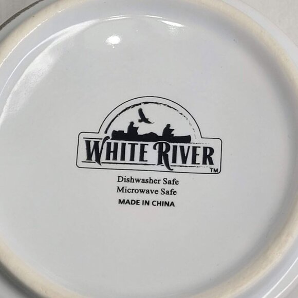 White River Cardinal on Birch Stackable Coffee Mugs Set of 4 With Rack Rustic - Picture 9 of 16